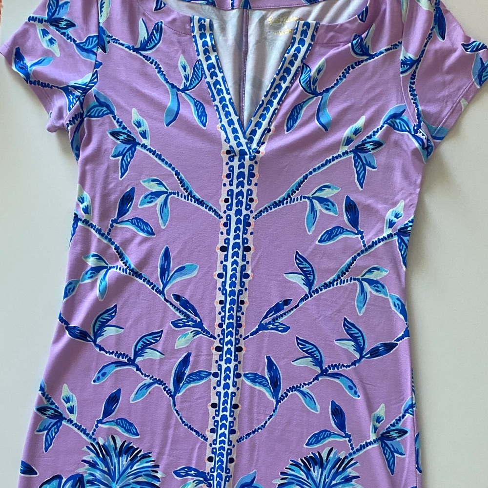 Lilly Pulitzer Purple and Blue Floral Dress
